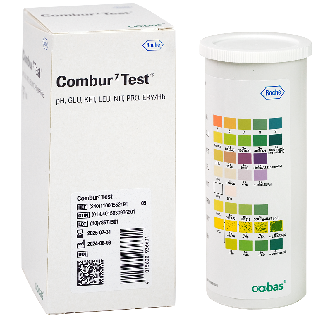 Combur 7 Test urine teststrips