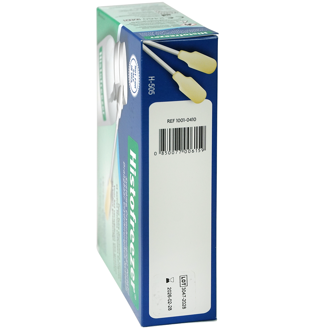 Histofreezer cryochirurgie medium 2x 80ml gasfles 52x 5mm applicators