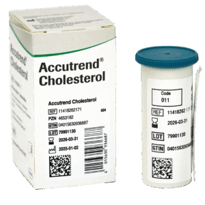Accutrend Cholesterol teststrips