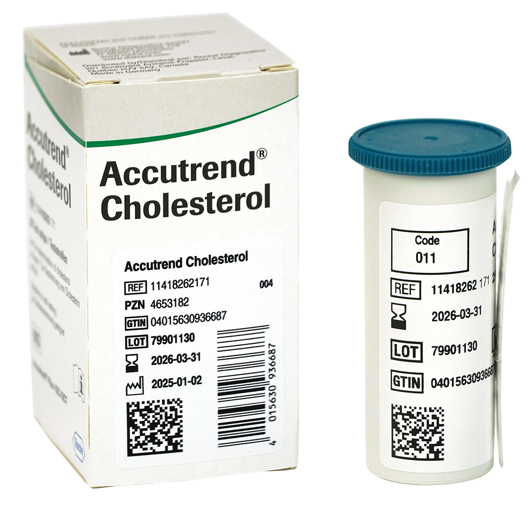 Accutrend Cholesterol teststrips
