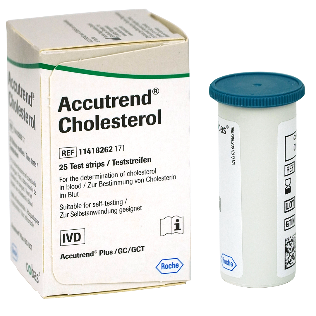 Accutrend Cholesterol teststrips