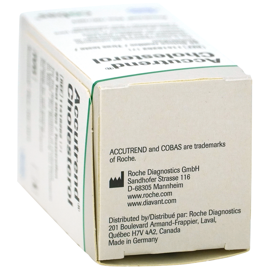 Accutrend Cholesterol teststrips