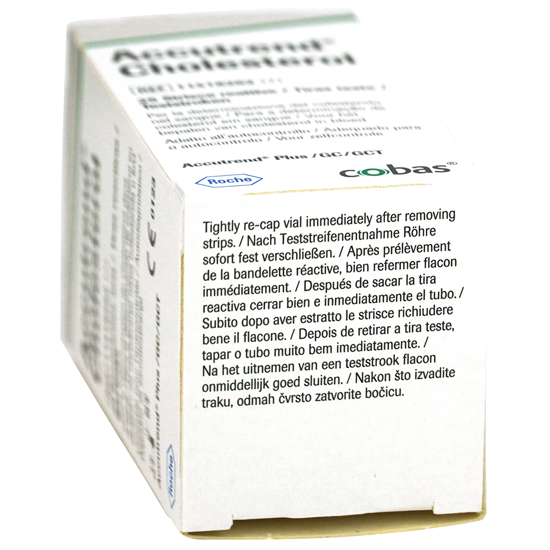 Accutrend Cholesterol teststrips