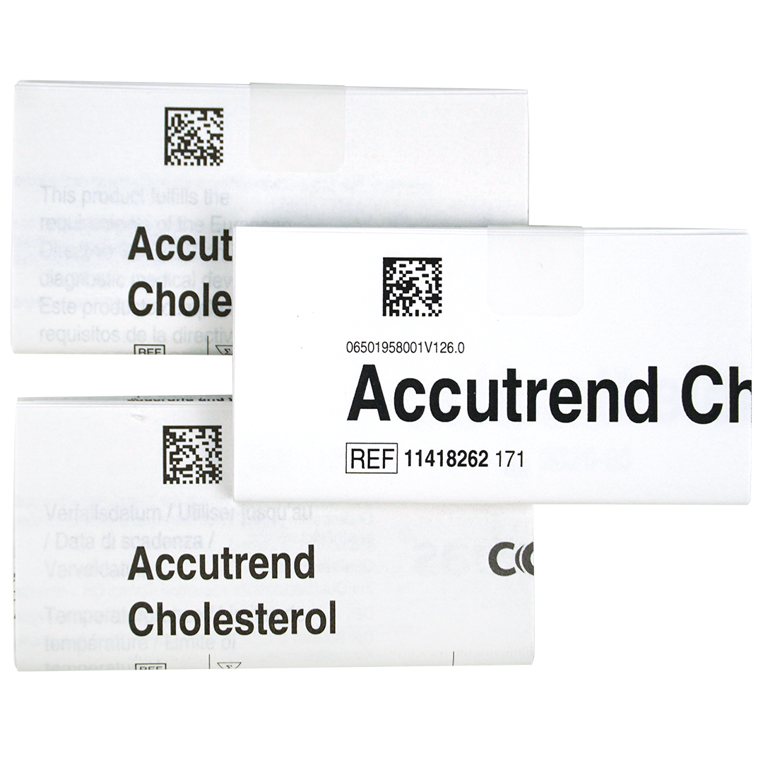 Accutrend Cholesterol teststrips