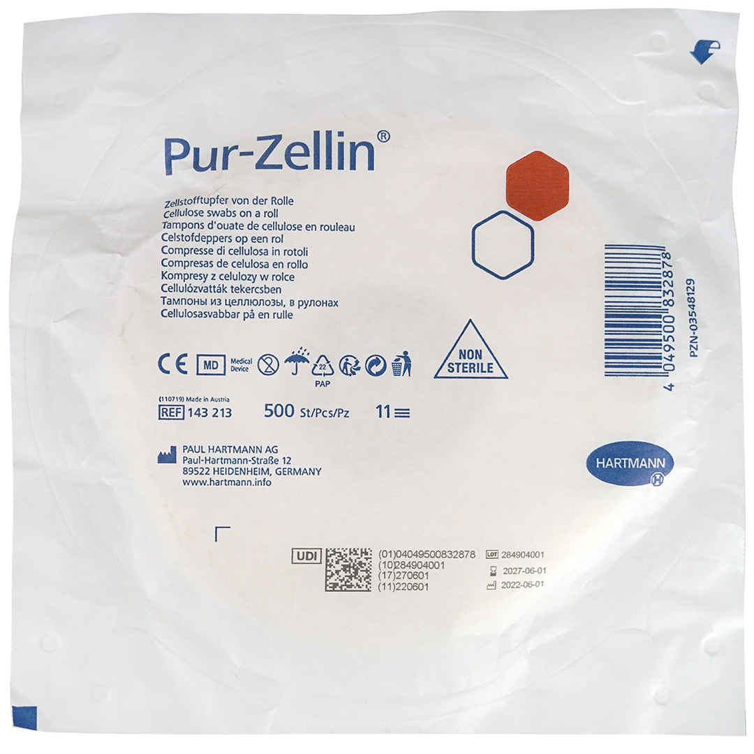 Pur-Zellin celstofdeppers 4cm x 5cm op rol