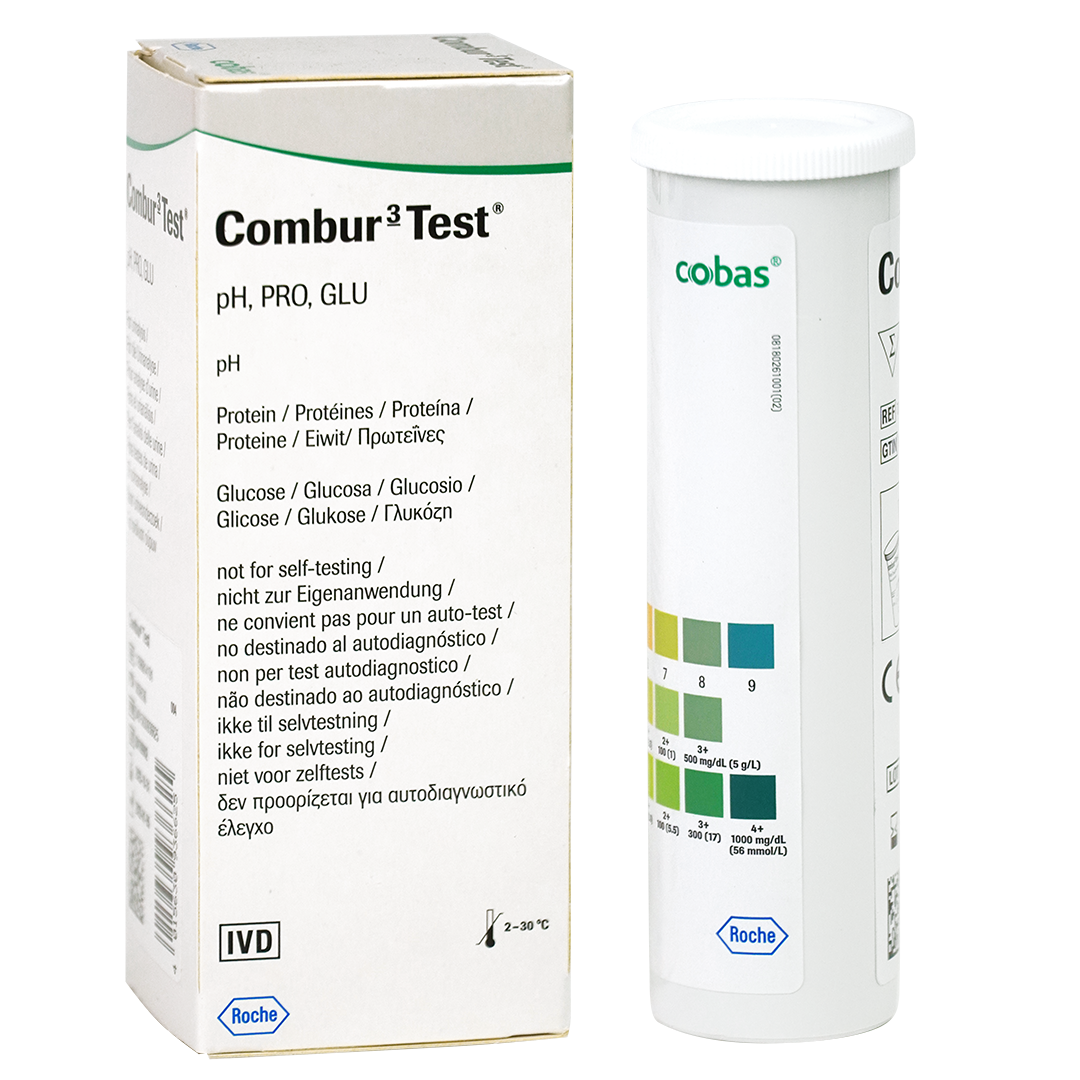Combur 3 Test urine teststrips