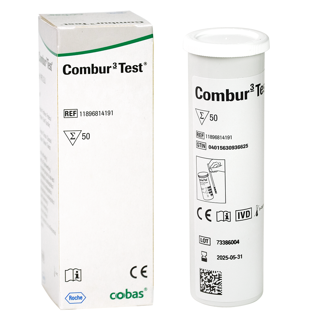 Combur 3 Test urine teststrips