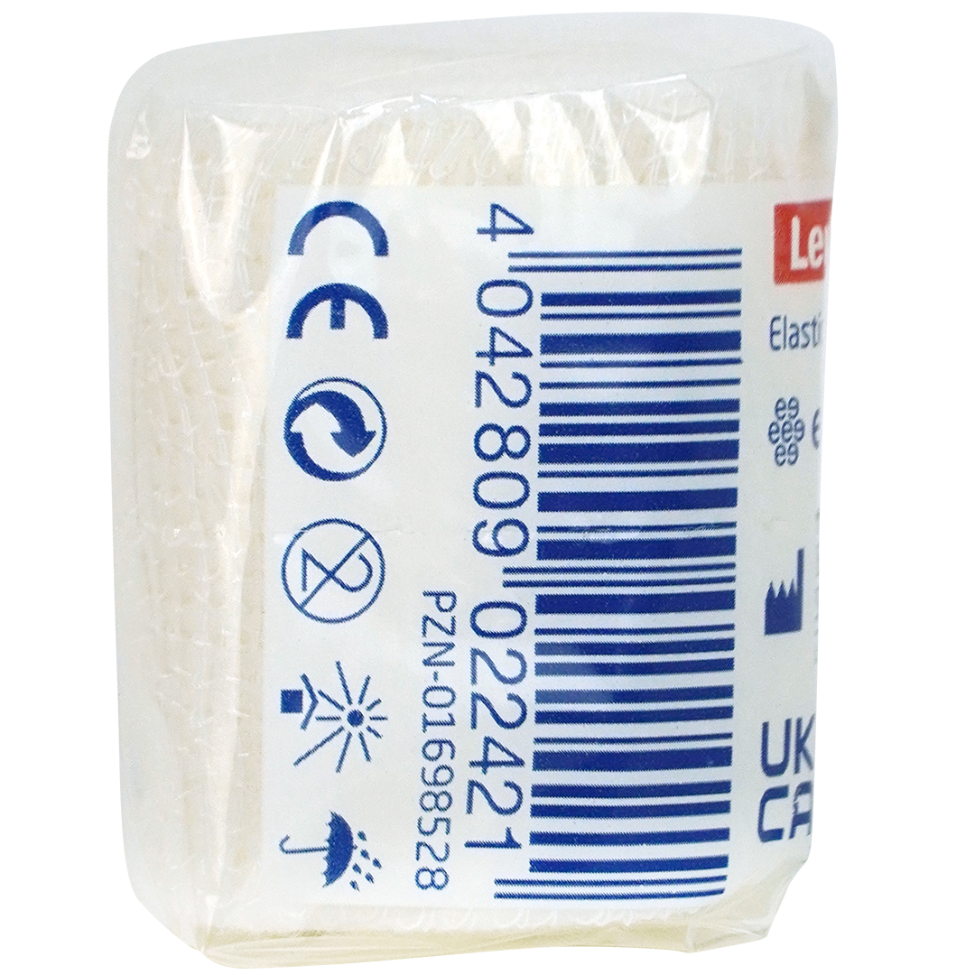 Elastomull elastische fixatiewindsels 4cm x 4m cellofaan