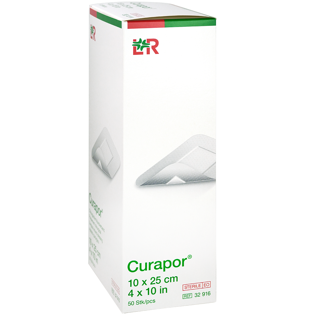 Curapor eilandpleisters 10cm x 25cm steriel