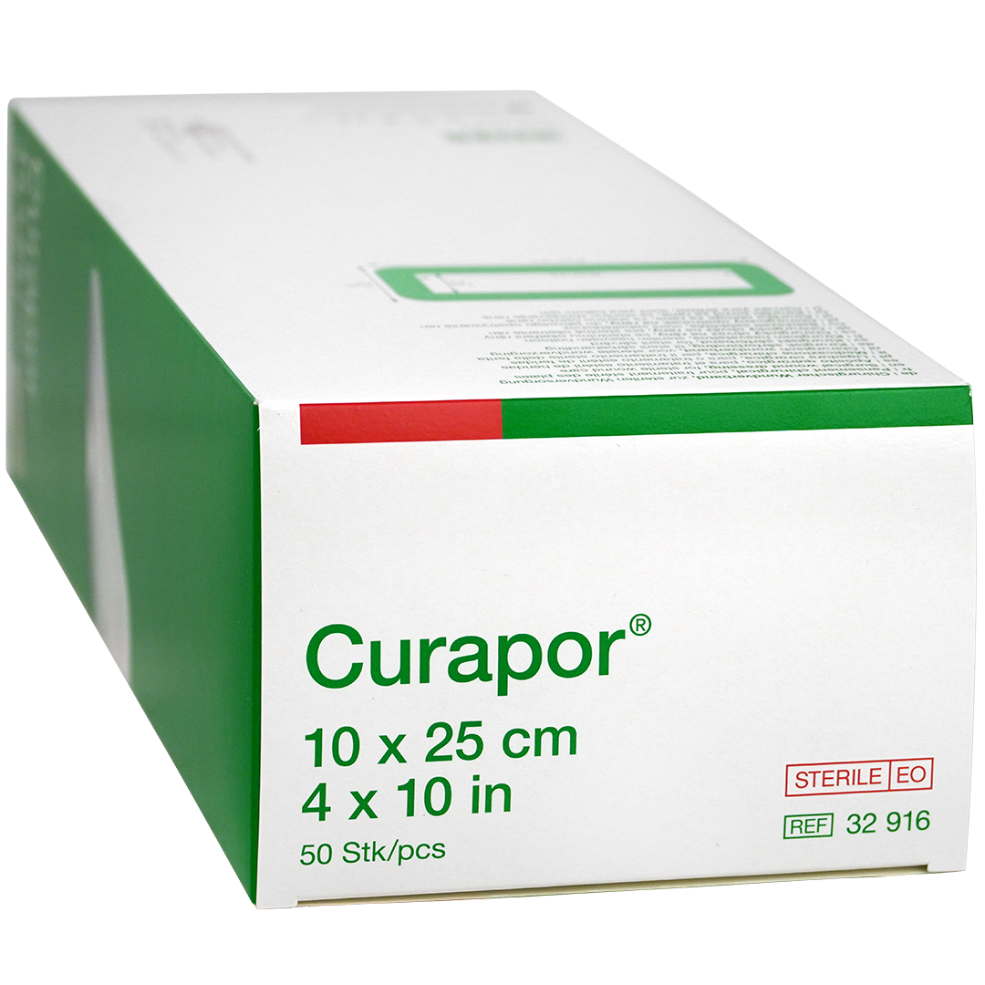 Curapor eilandpleisters 10cm x 25cm steriel