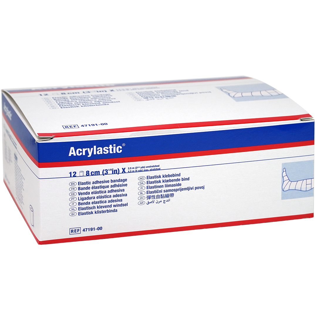 Acrylastic elastisch klevend windsel 8cm x 4.5m