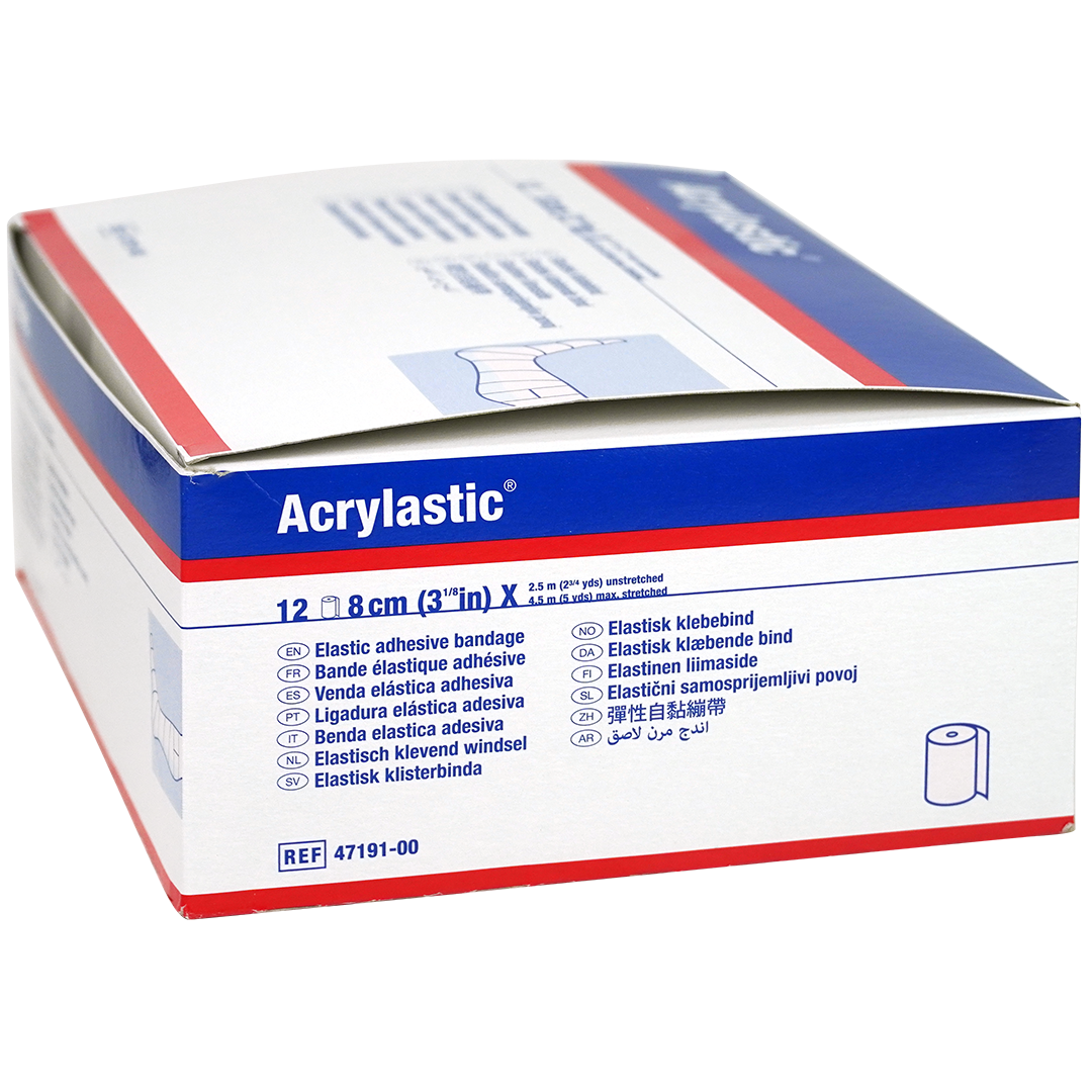 Acrylastic elastisch klevend windsel 8cm x 4.5m