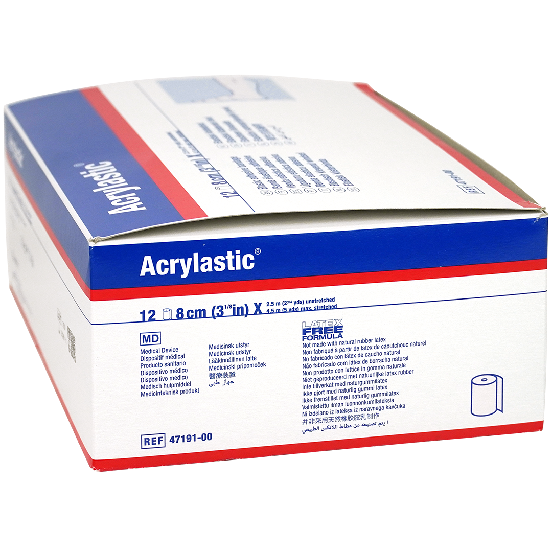 Acrylastic elastisch klevend windsel 8cm x 4.5m