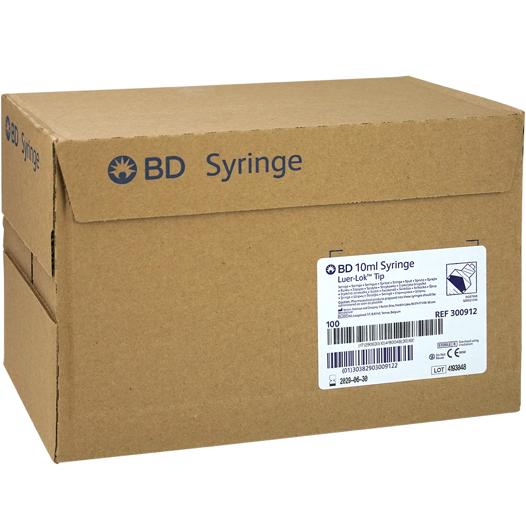 BD Plastipak injectiespuiten 10ml 3 delig Luer-Lock