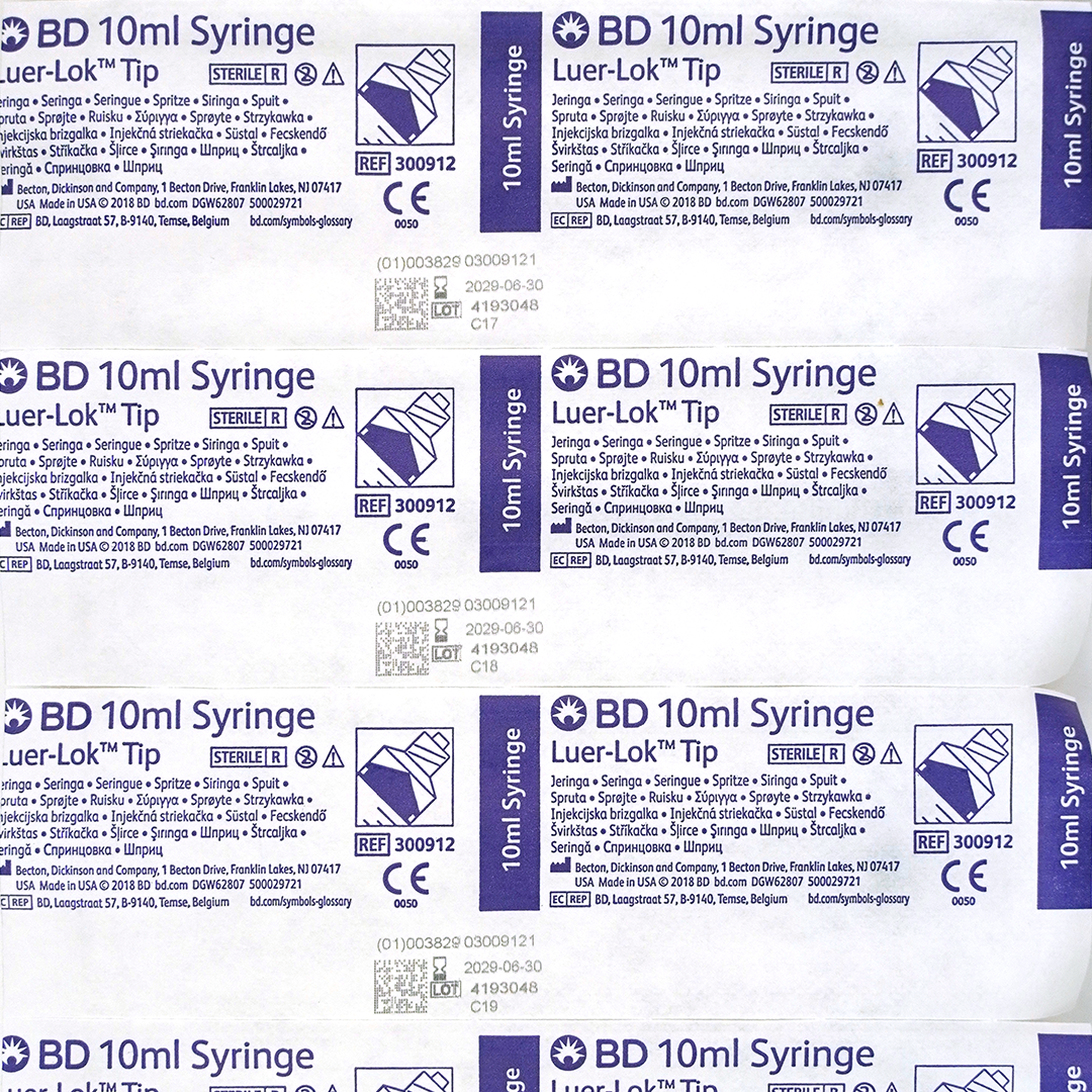 BD Plastipak injectiespuiten 10ml 3 delig Luer-Lock
