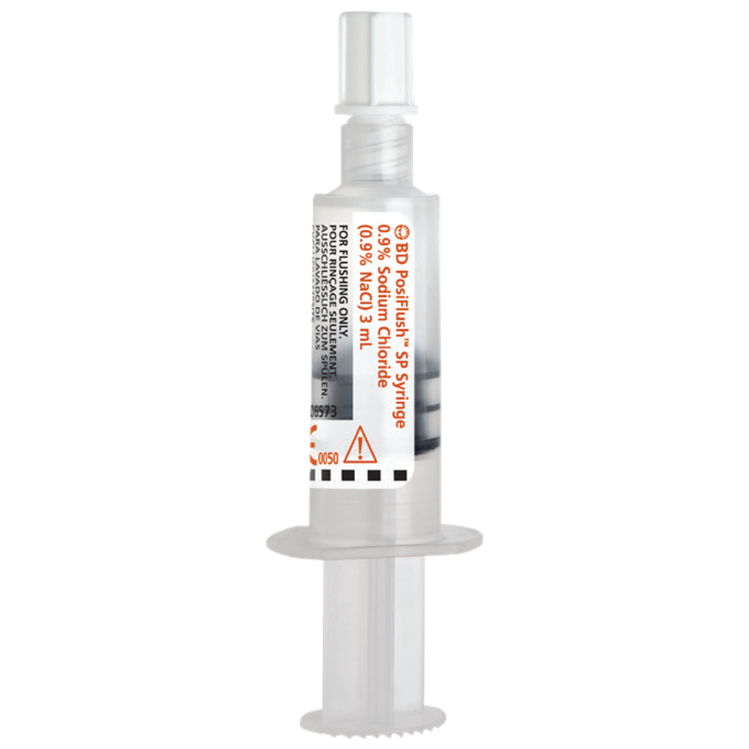 BD PosiFlush SP injectiespuiten 3ml 0 9% NaCI Luer-Lock
