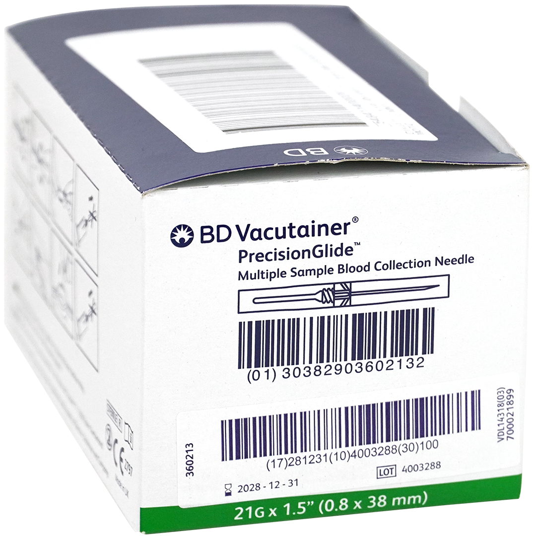BD Vacutainer PrecisionGlide bloedafnamenaald 21G x 1½