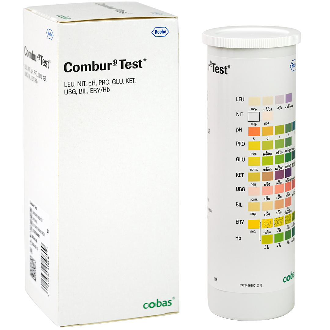 Combur 9 Test urine teststrips