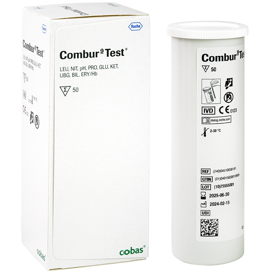 Combur 9 Test urine teststrips