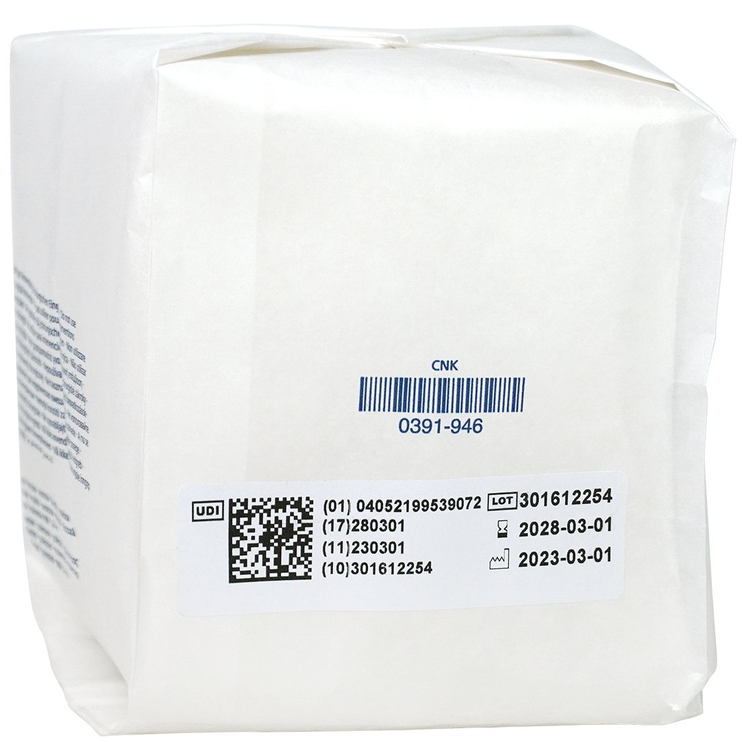 Medicomp gaaskompres 10cm x 10cm 4 laags onsteriel