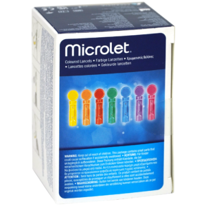 Microlet lancetten, gekleurd (100)