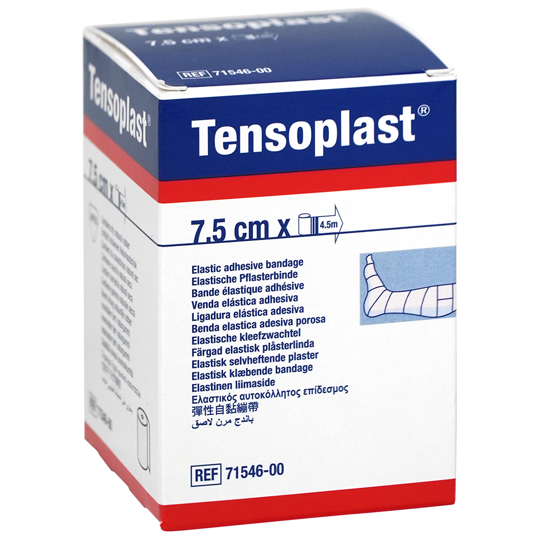 Tensoplast elastisch kleefverband 7.5cm x 4.5m