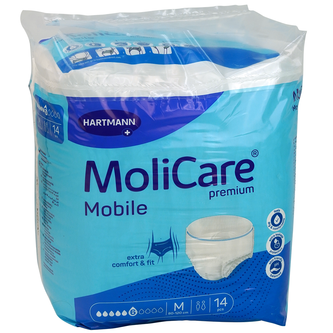 MoliCare Mobile 'premium' incontinentiebroekjes, M, 6 druppels
