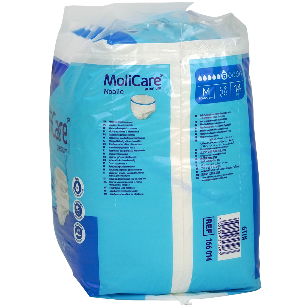 MoliCare Mobile 'premium' incontinentiebroekjes, M, 6 druppels