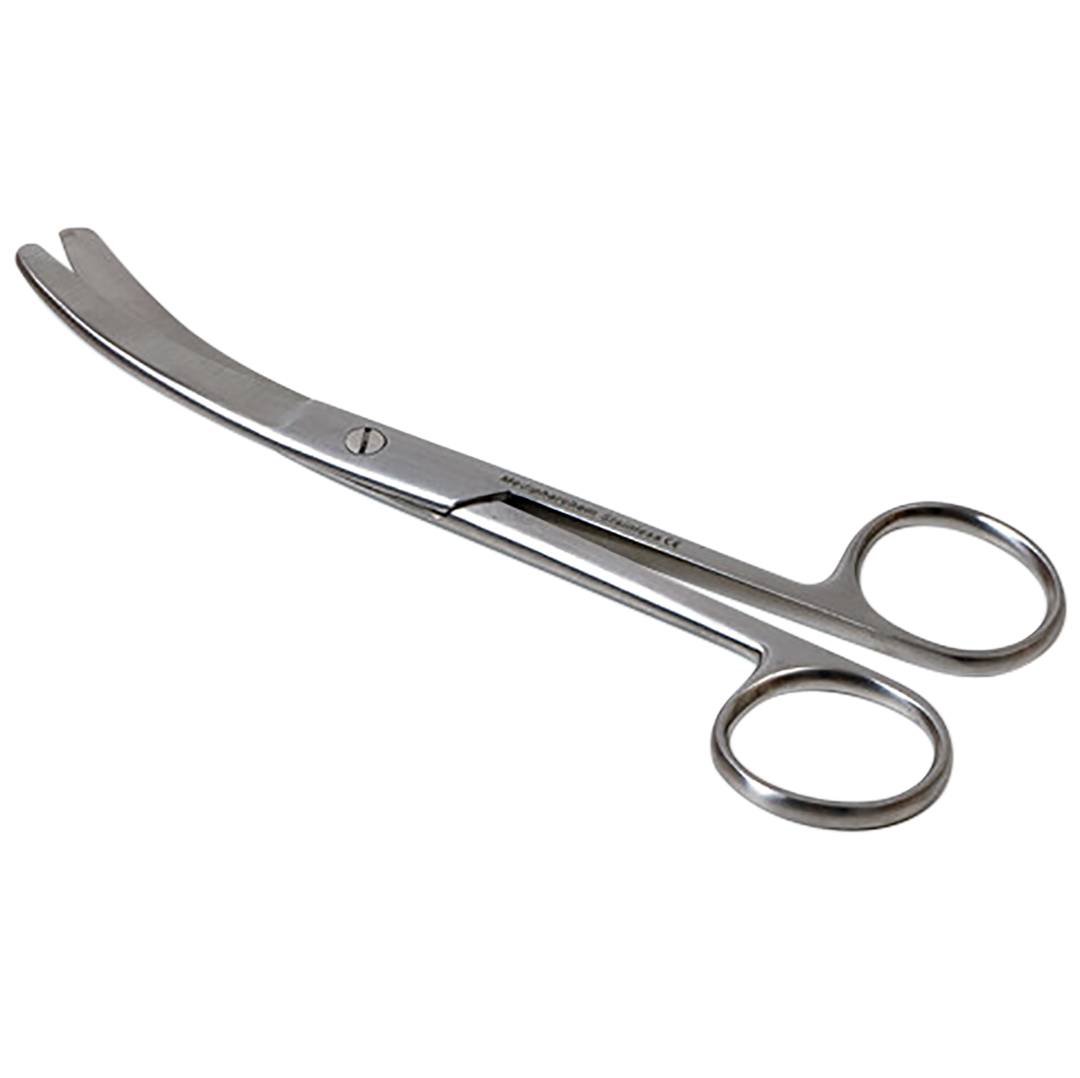 Busch navelstrengschaar 16cm gebogen