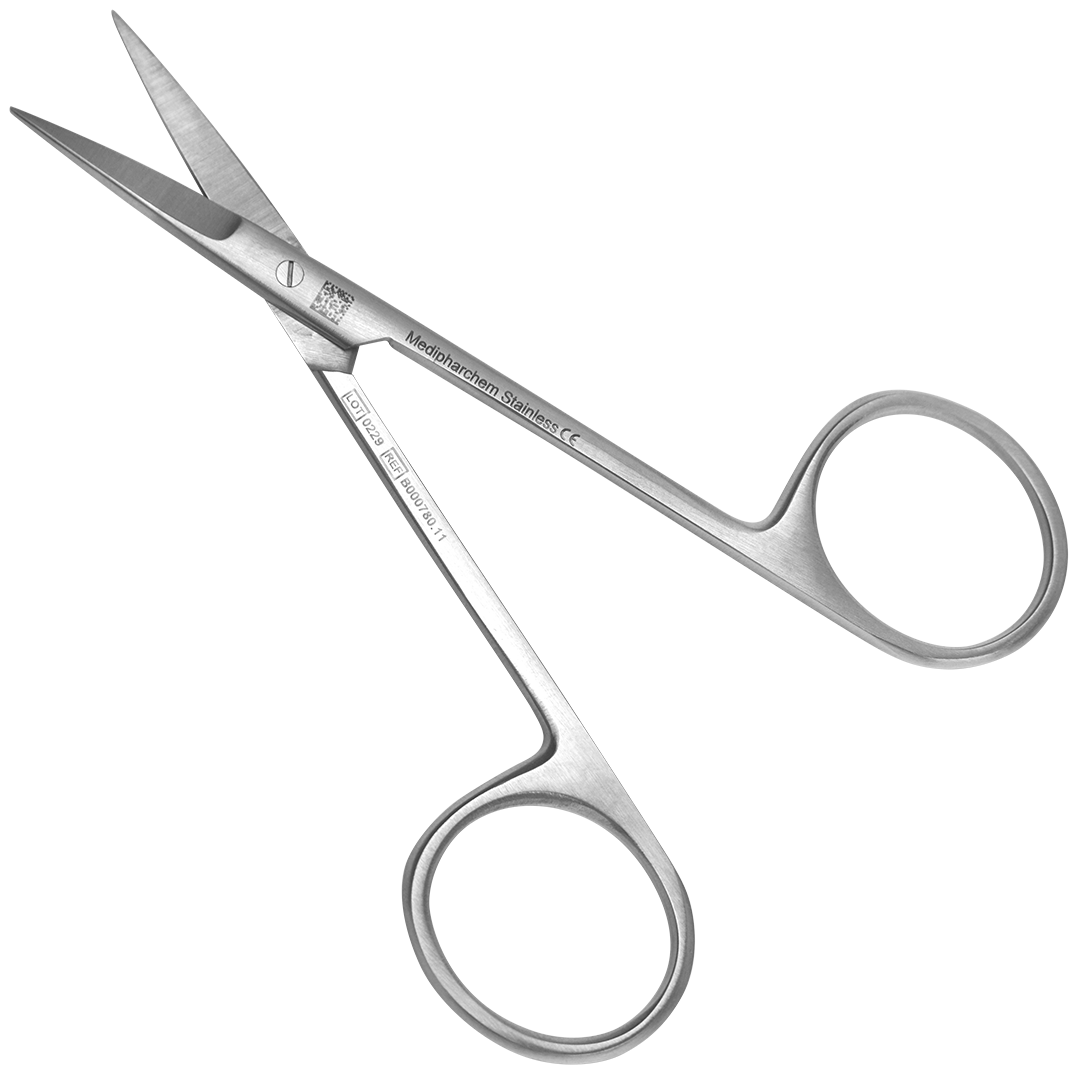 Irisschaar 11cm spits-spits recht