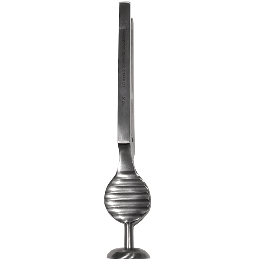 Stemvork met voet zonder dempers 17cm 512 Herz RVS
