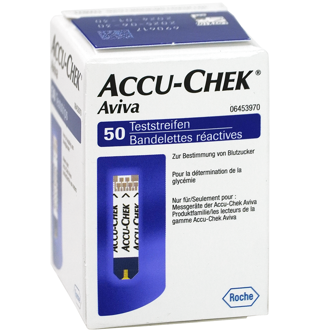 Accu-Chek Aviva bloedglucose teststrips