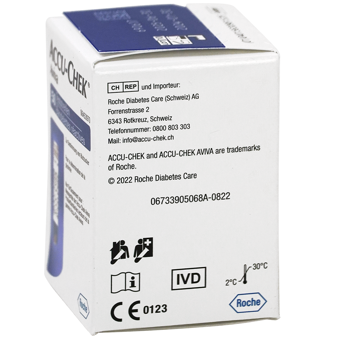 Accu-Chek Aviva bloedglucose teststrips