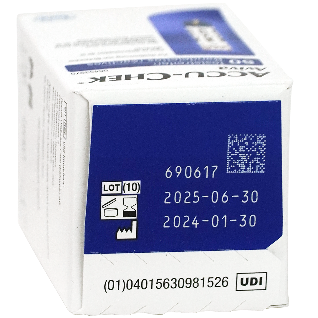 Accu-Chek Aviva bloedglucose teststrips