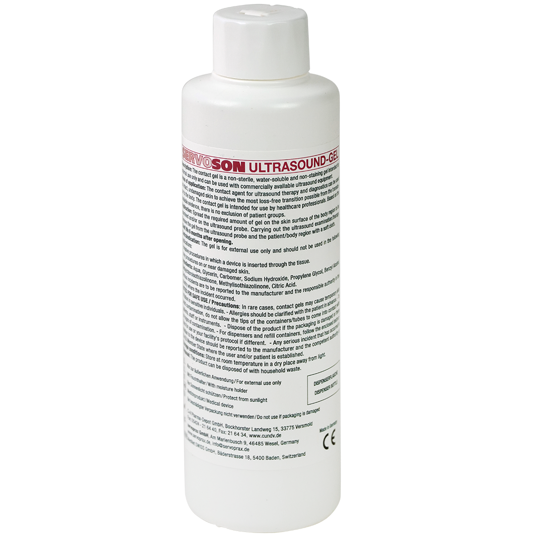 Servoson ultrasoundgel 250g transparant