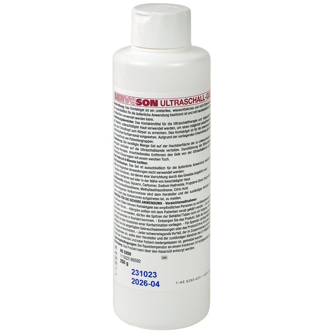Servoson ultrasoundgel 250g transparant