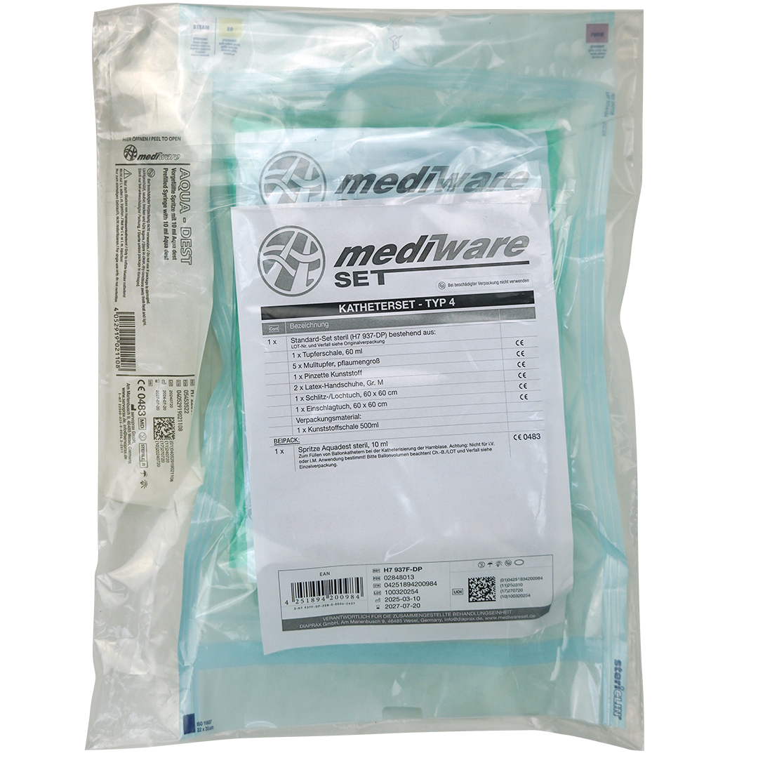 Mediware standaard katheterset type 4