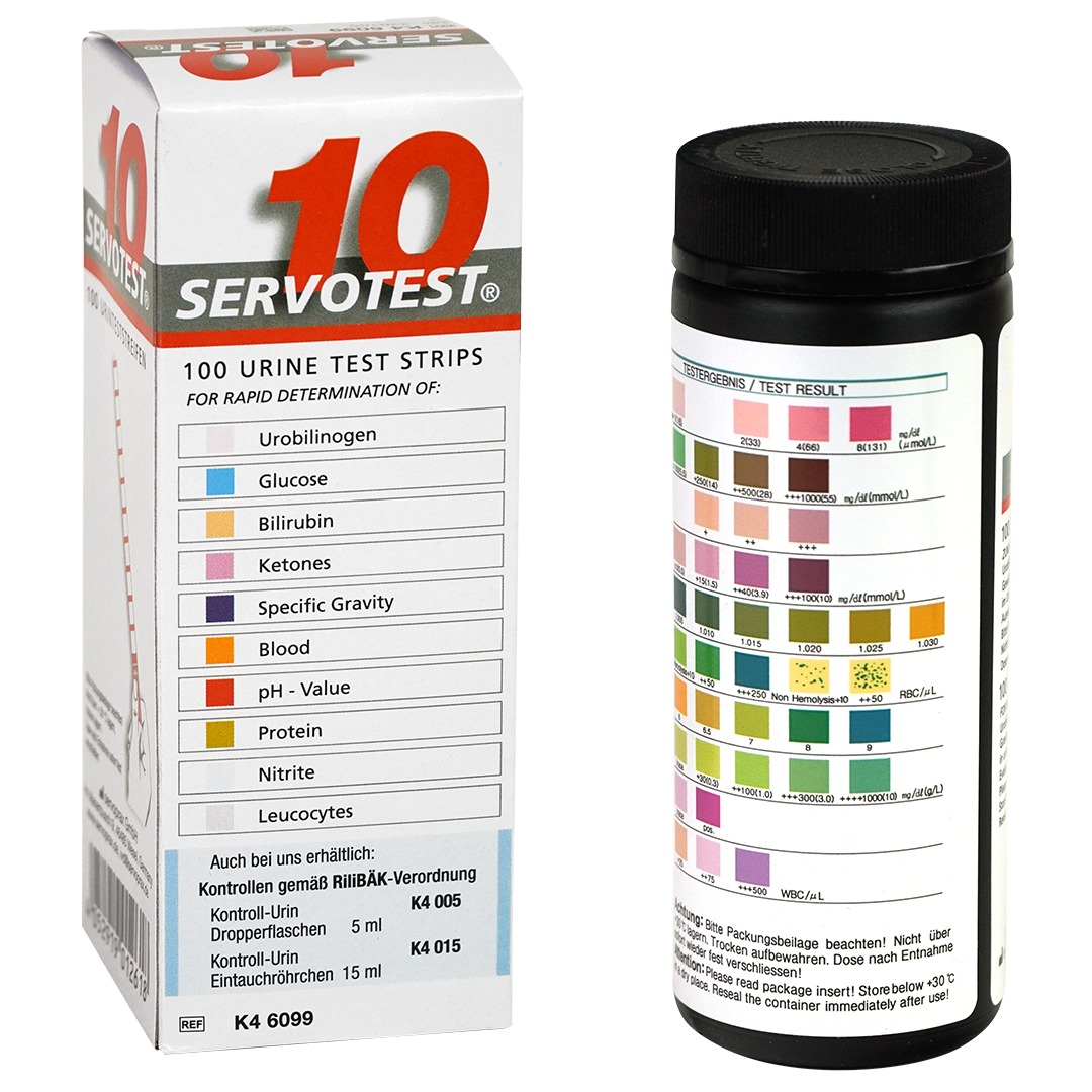 Servotest 10 urine teststrips