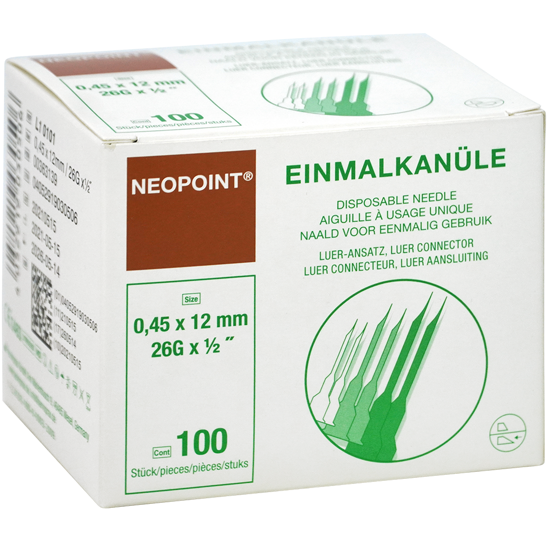 Neopoint injectienaalden 26G x ½