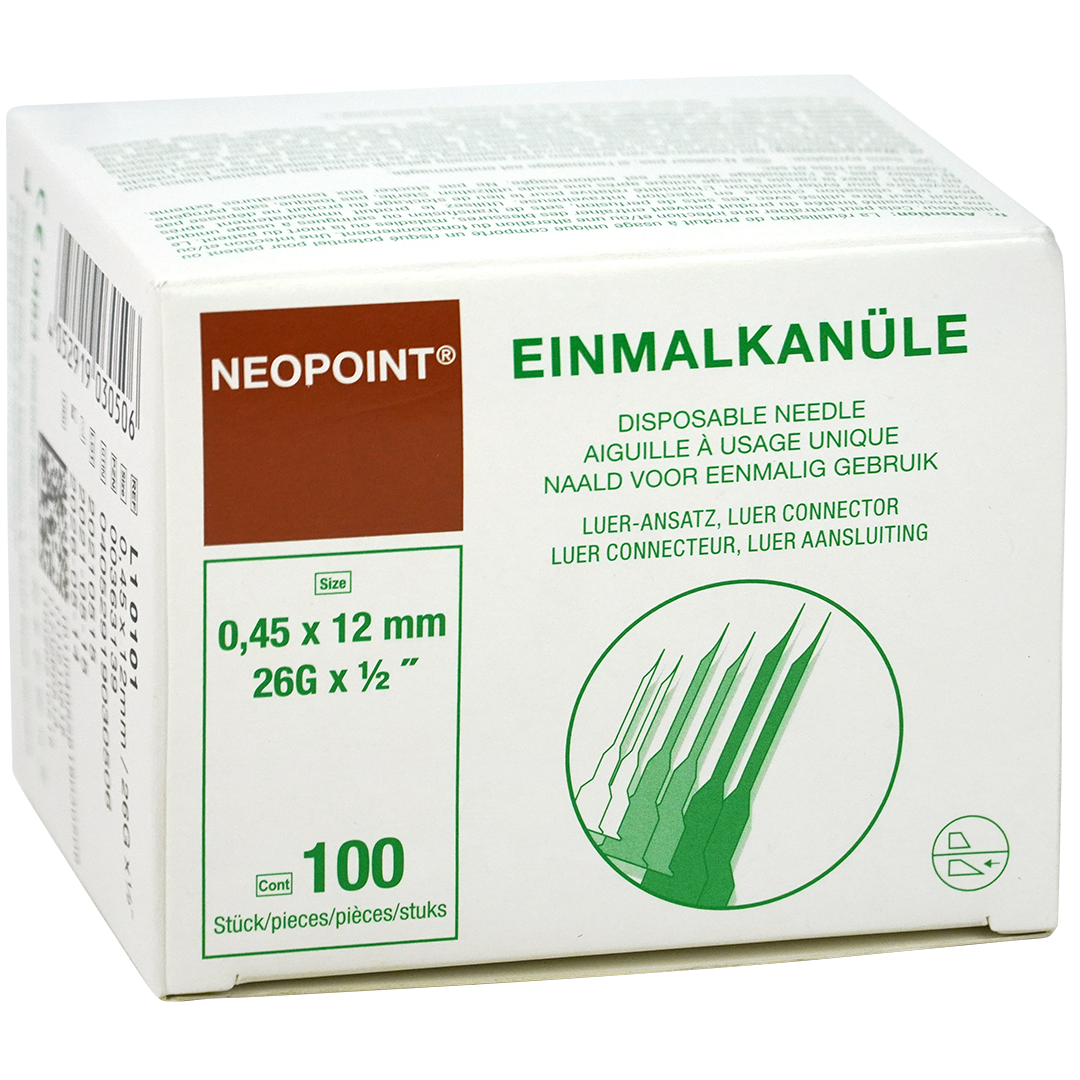 Neopoint injectienaalden 26G x ½
