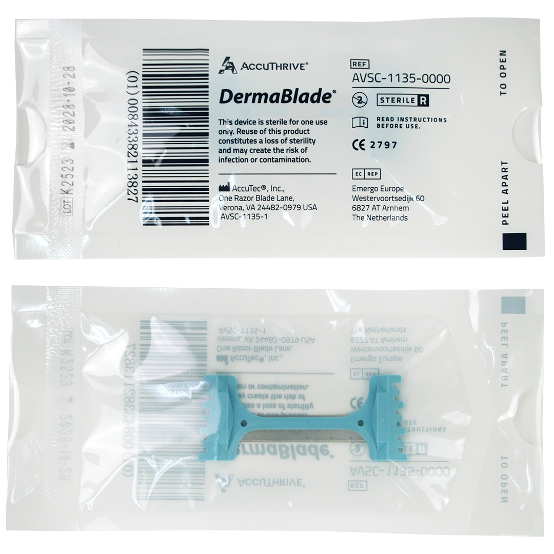 Dermablade shavebiopteur