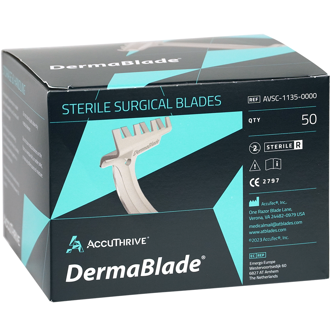 Dermablade shavebiopteur