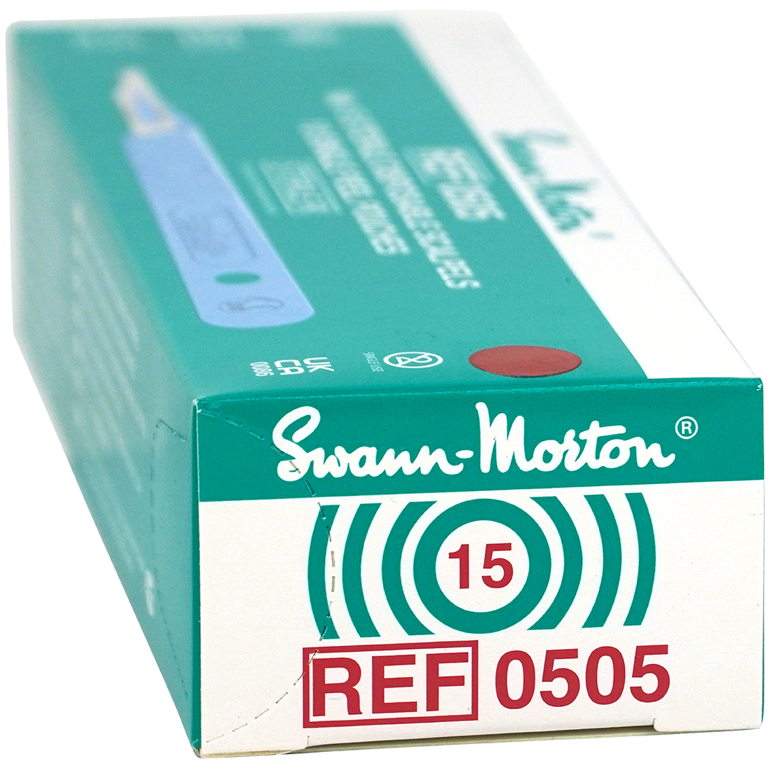 Swann-Morton scalpelmesjes + greep nr. 15 steriel