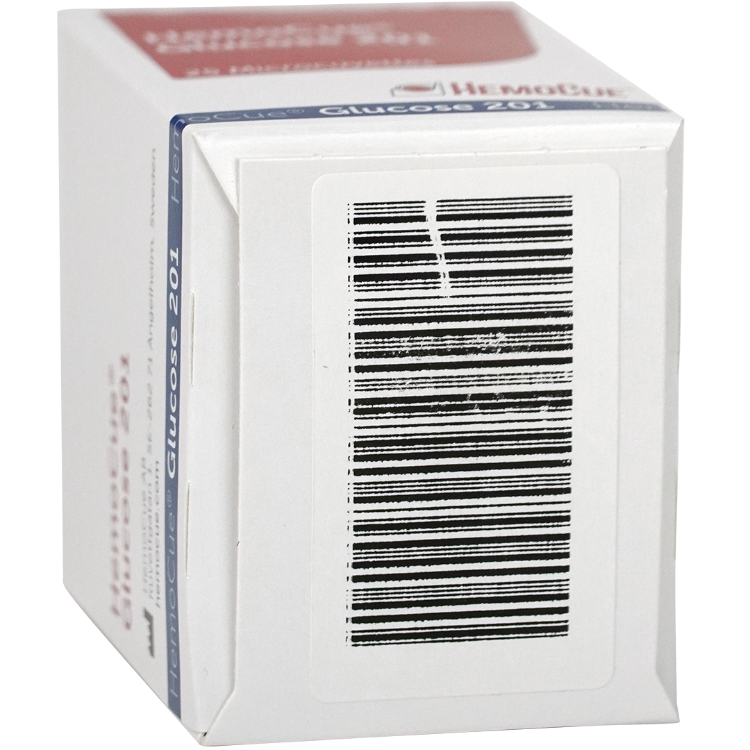 HemoCue Glucose 201 bloedglucose microcuvetten