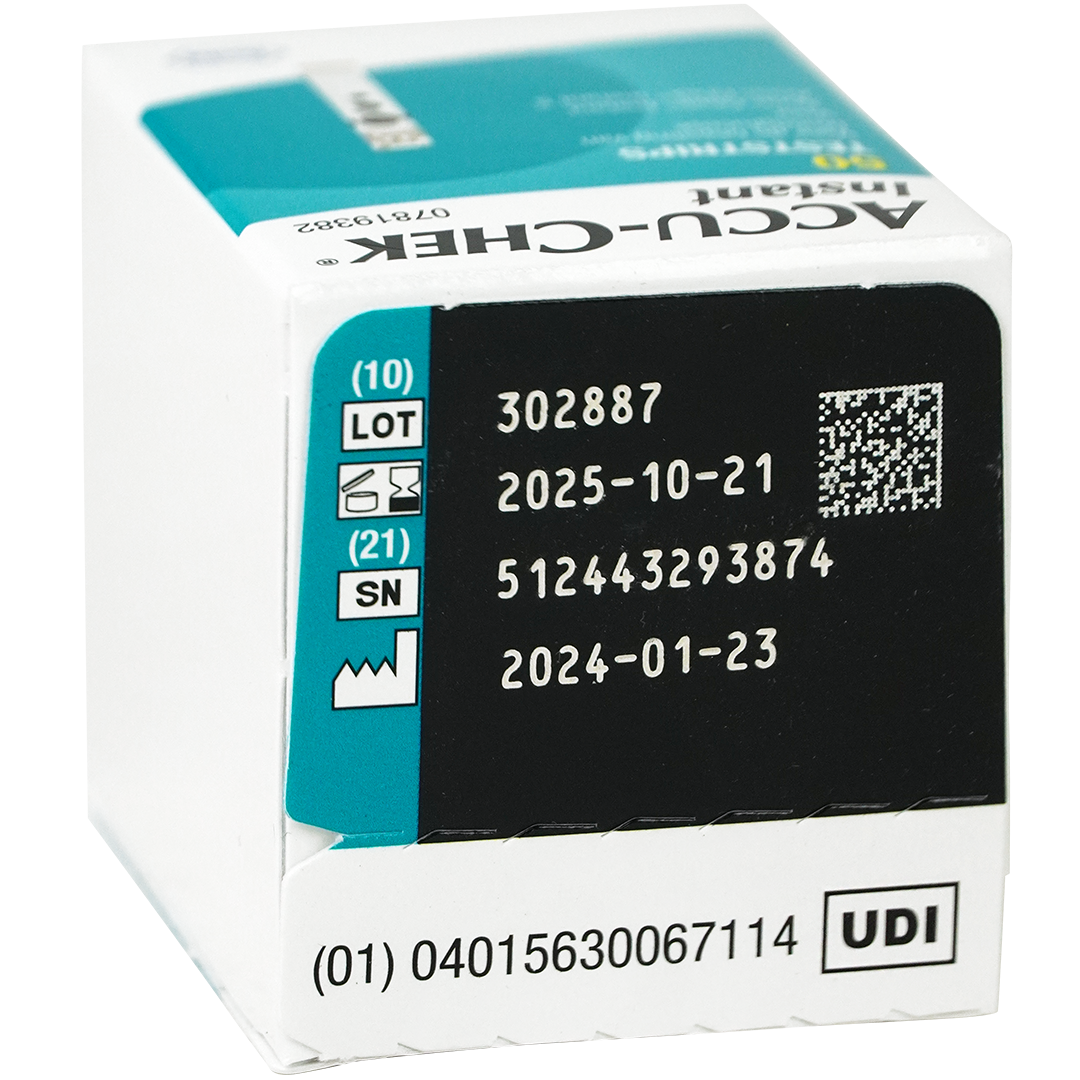 Accu-Chek Instant bloedglucose teststrips