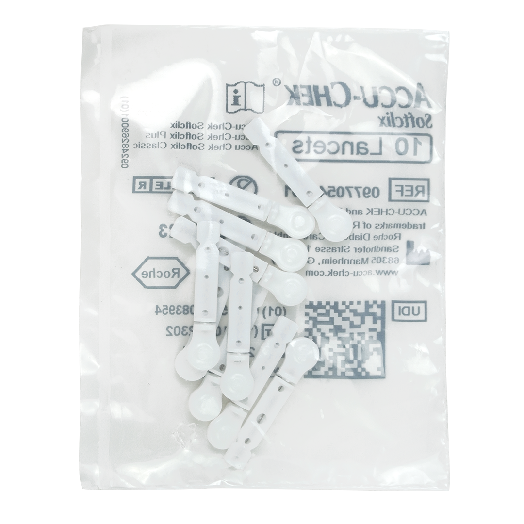 Accu-Chek Instant startpakket: Etui met bloedglucose meter Softclix prikpen en 10 lancetten zonder teststrips