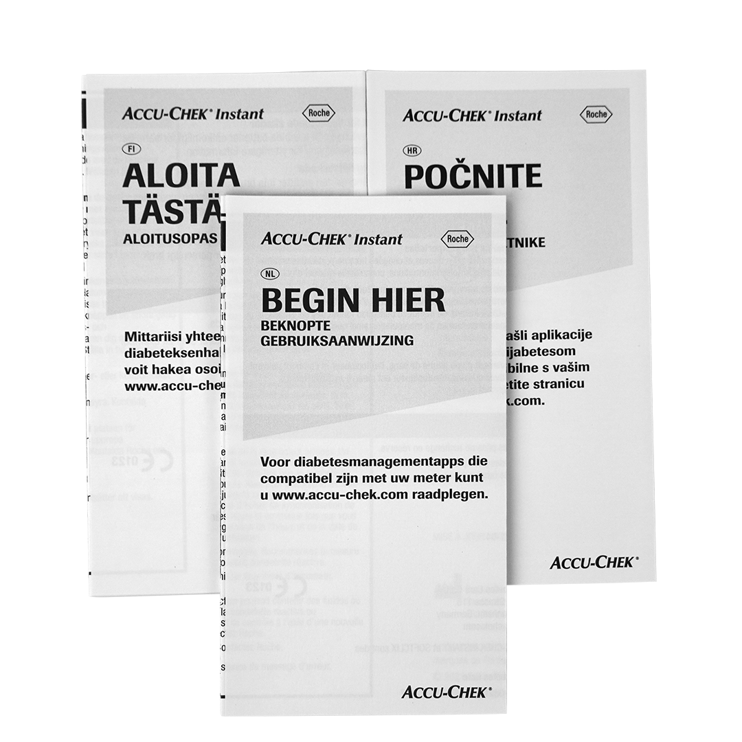 Accu-Chek Instant startpakket: Etui met bloedglucose meter Softclix prikpen en 10 lancetten zonder teststrips