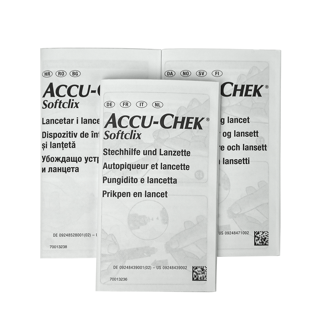 Accu-Chek Instant startpakket: Etui met bloedglucose meter Softclix prikpen en 10 lancetten zonder teststrips