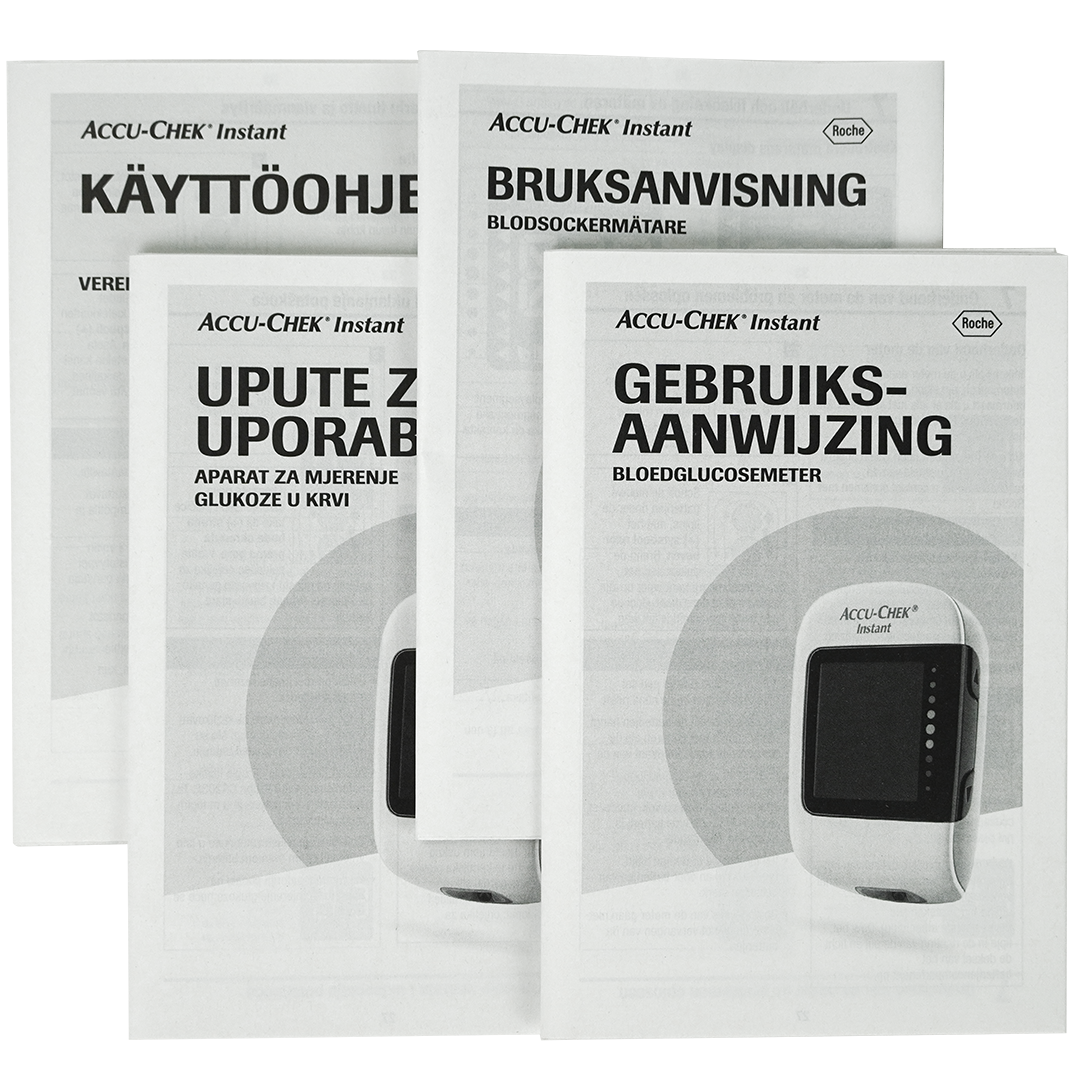 Accu-Chek Instant startpakket: Etui met bloedglucose meter Softclix prikpen en 10 lancetten zonder teststrips
