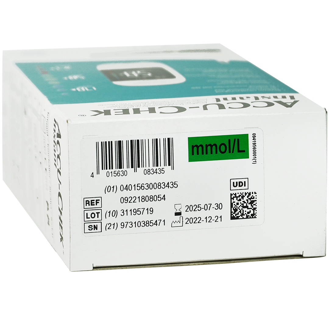 Accu-Chek Instant startpakket: Etui met bloedglucose meter Softclix prikpen en 10 lancetten zonder teststrips